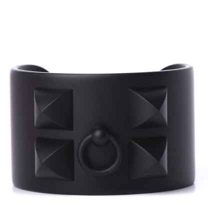 Hermes Aluminium Sunset Collier De Chien CDC Bracelet T2 Noir Intense 1 of 5