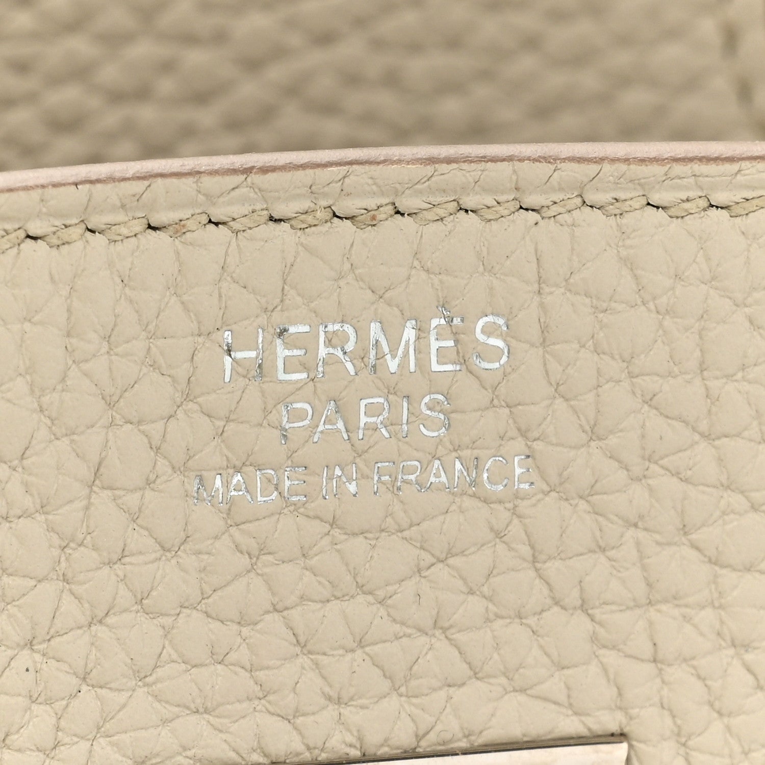 Hermes Taurillon Clemence Birkin 30 Beton 6 of 14
