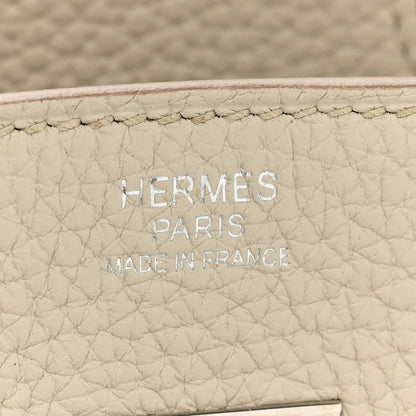 Hermes Taurillon Clemence Birkin 30 Beton 6 of 14