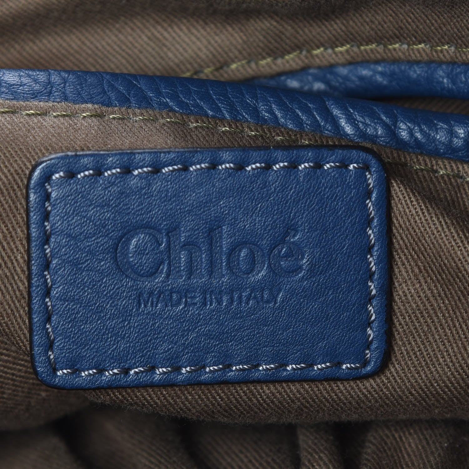 Chloe Calfskin Medium Marcie Satchel Royal Navy 6 of 11