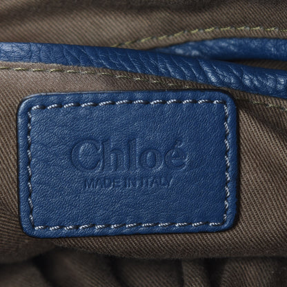 Chloe Calfskin Medium Marcie Satchel Royal Navy 6 of 11