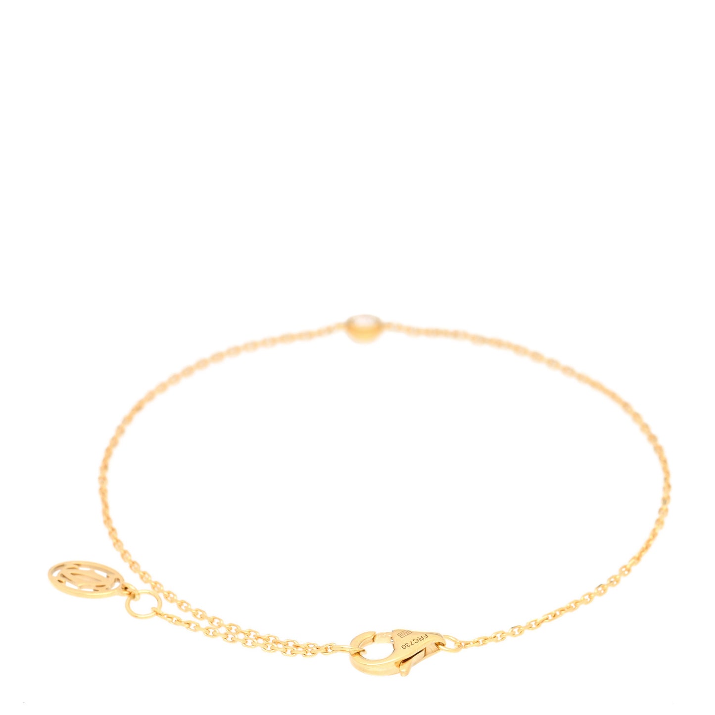 18K Yellow Gold Diamond XS D'Amour Bracelet