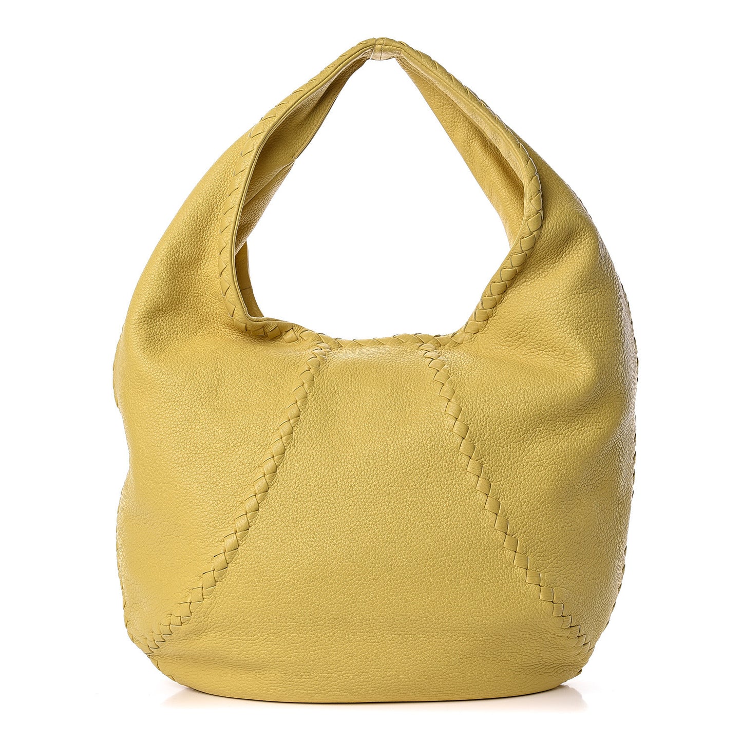 Cervo Deerskin Large Hobo Yellow