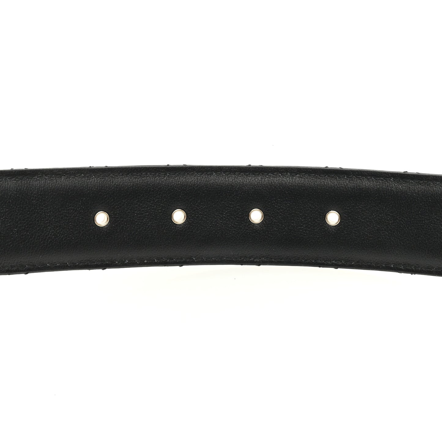 Calfskin Quilted CC Chain Belt 80 32 Black