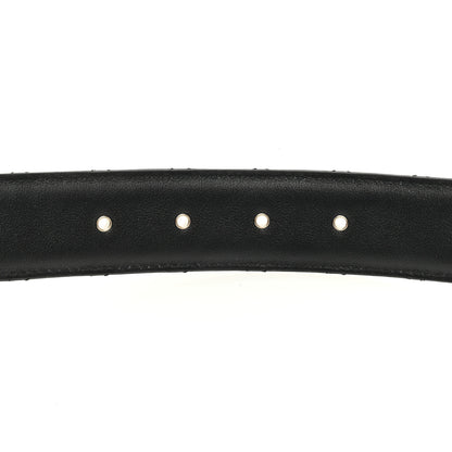 Chanel Calfskin Quilted CC Chain Belt 80 32 Black 4 of 4