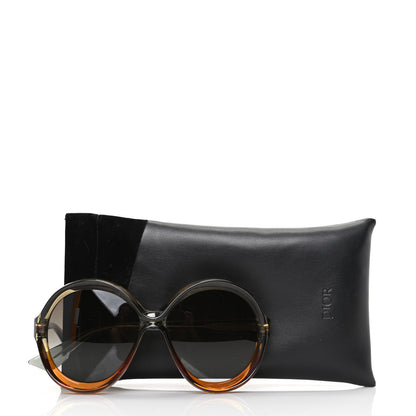 Christian Dior Diorbianca Round Sunglasses Brown 7 of 7