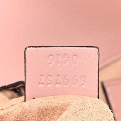 Gucci Calfskin Matelasse Monochrome GG Marmont Chain Belt Bag Perfect Pink 7 of 11