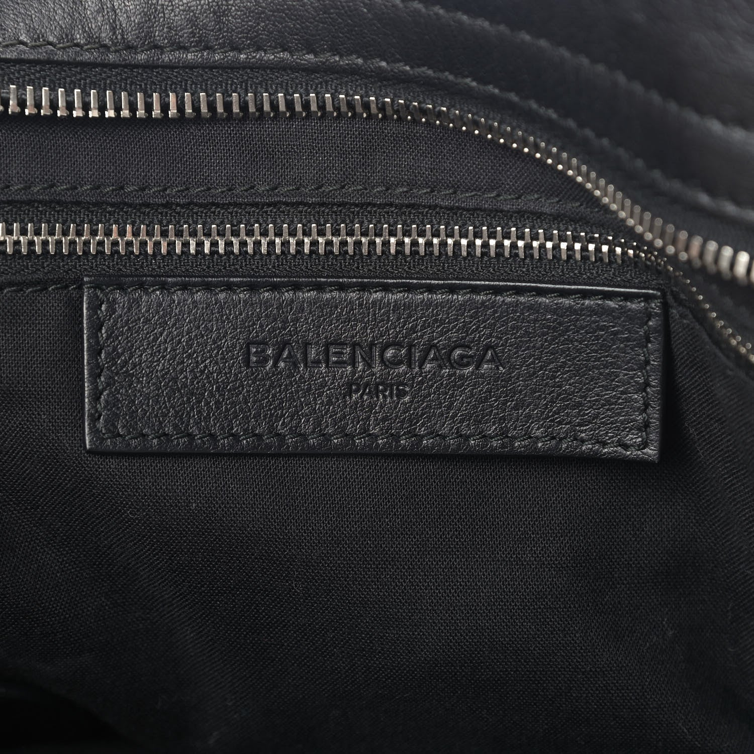 Balenciaga Veau Amp Plate Gold Hardware City Black 8 of 16