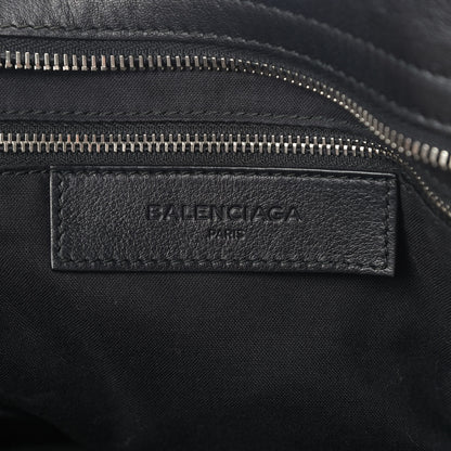 Balenciaga Veau Amp Plate Gold Hardware City Black 8 of 16