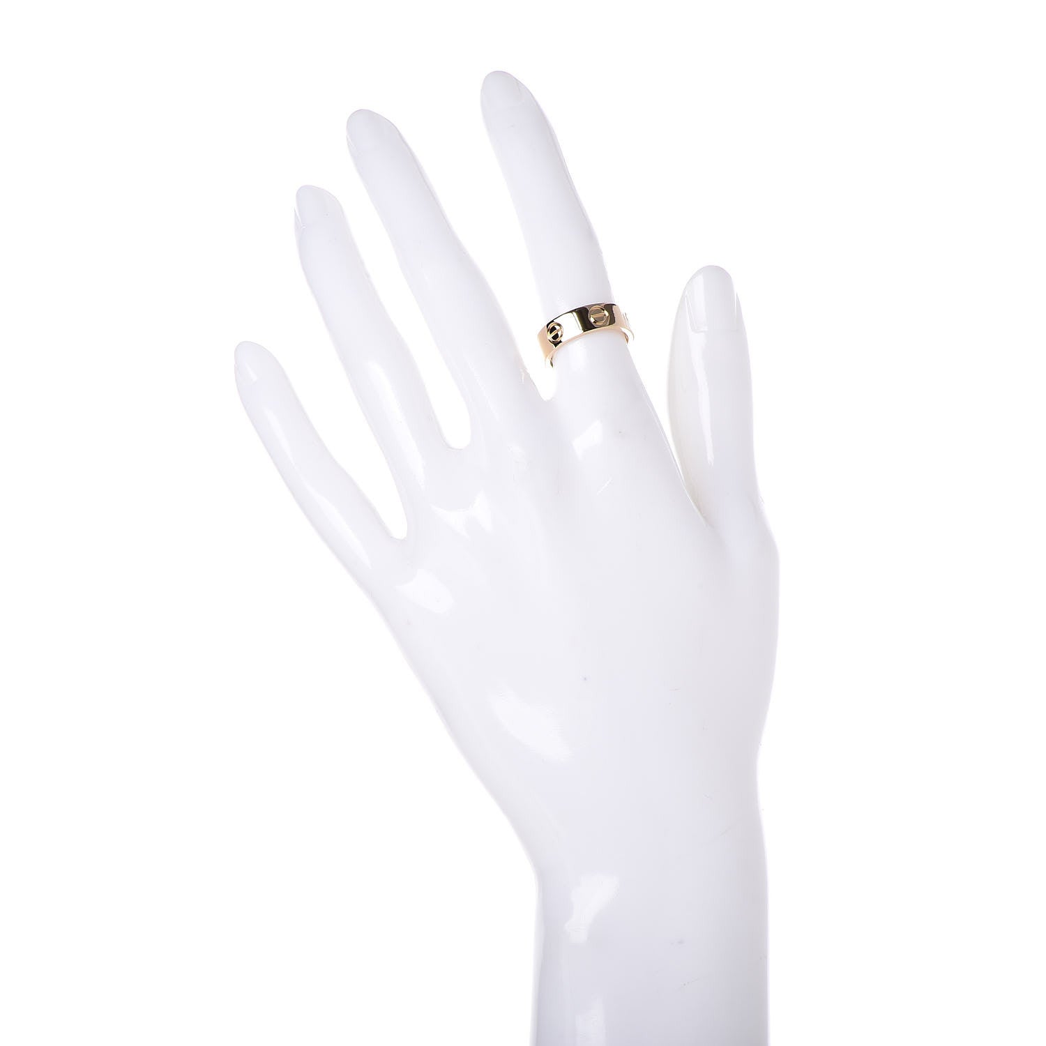Cartier 18K Yellow Gold 5.5mm LOVE Ring 49 4.75 2 of 5