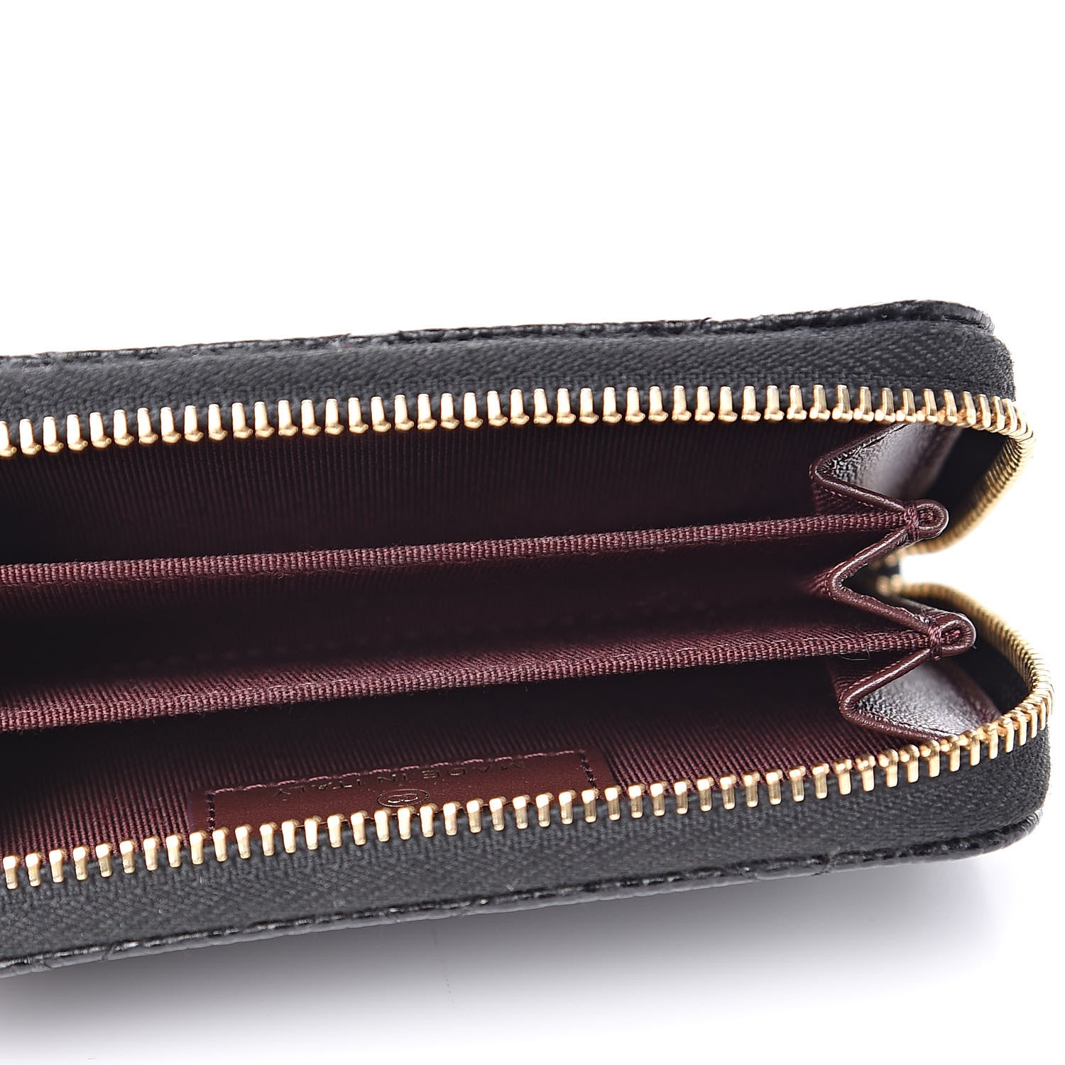Chanel Caviar Quilted Zip Coin Purse Black 5 of 8
