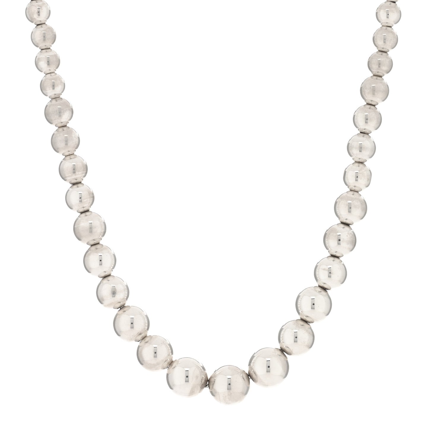 Sterling Silver HardWear Graduated Ball Necklace
