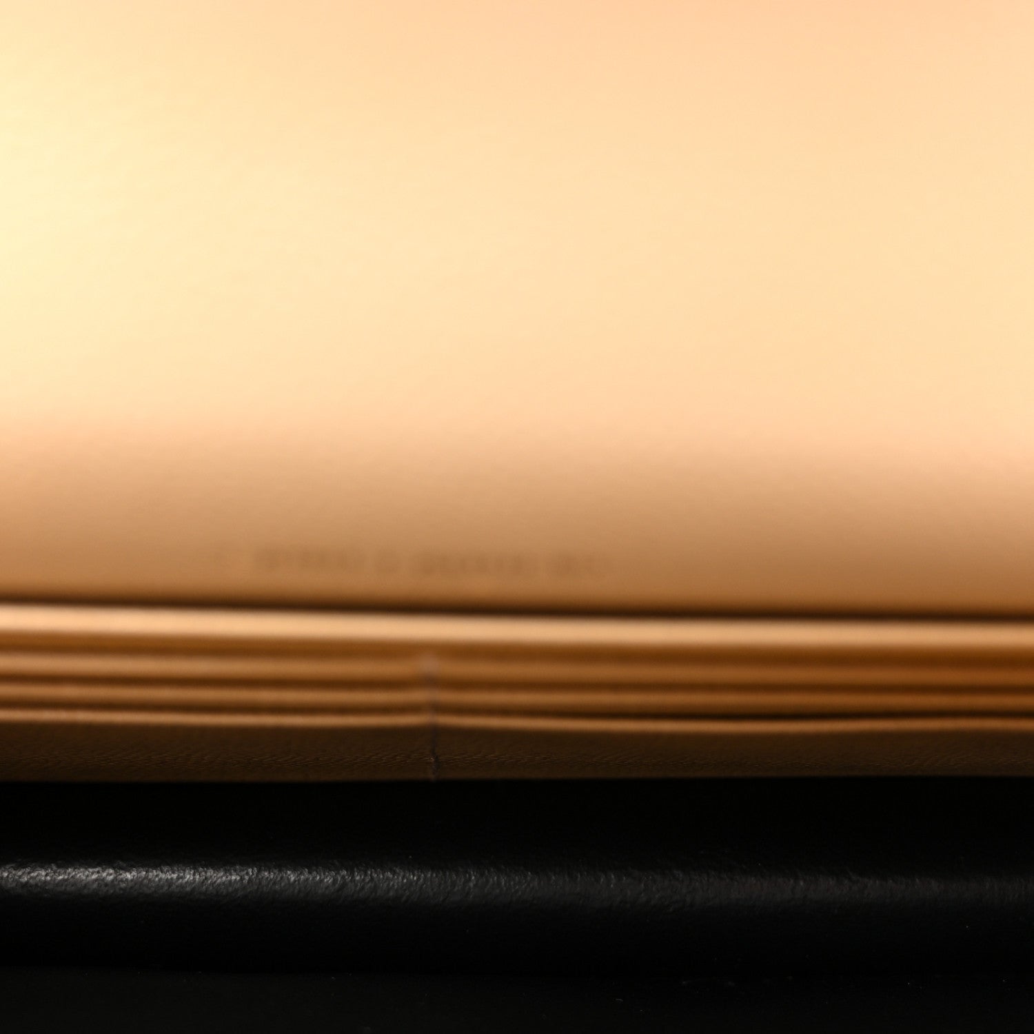 Saint Laurent Grain De Poudre Matelasse Chevron Monogram Envelope Chain Wallet Nude Powder 5 of 10