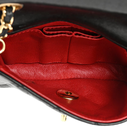 Chanel Lambskin Quilted Extra Mini Square Flap Black 5 of 10