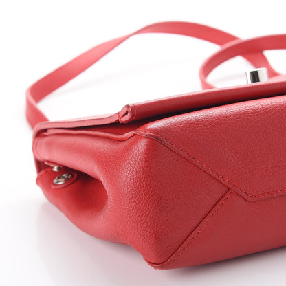 Louis Vuitton Calfskin Lockme II Chain Bag BB Rubis 8 of 9