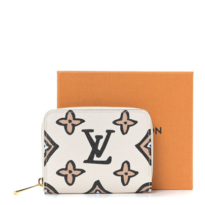 Louis Vuitton Monogram Giant Wild At Heart Zippy Coin Purse Creme 8 of 9