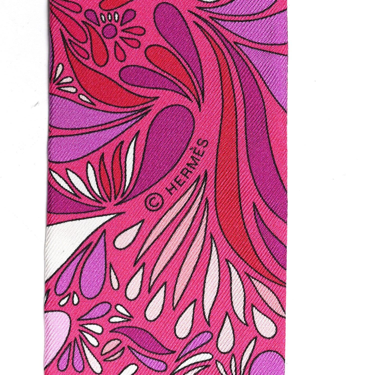 Hermes Silk Botanical Twilly 4 of 5
