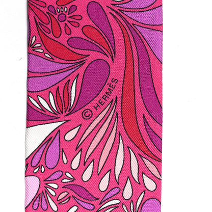 Hermes Silk Botanical Twilly 4 of 5