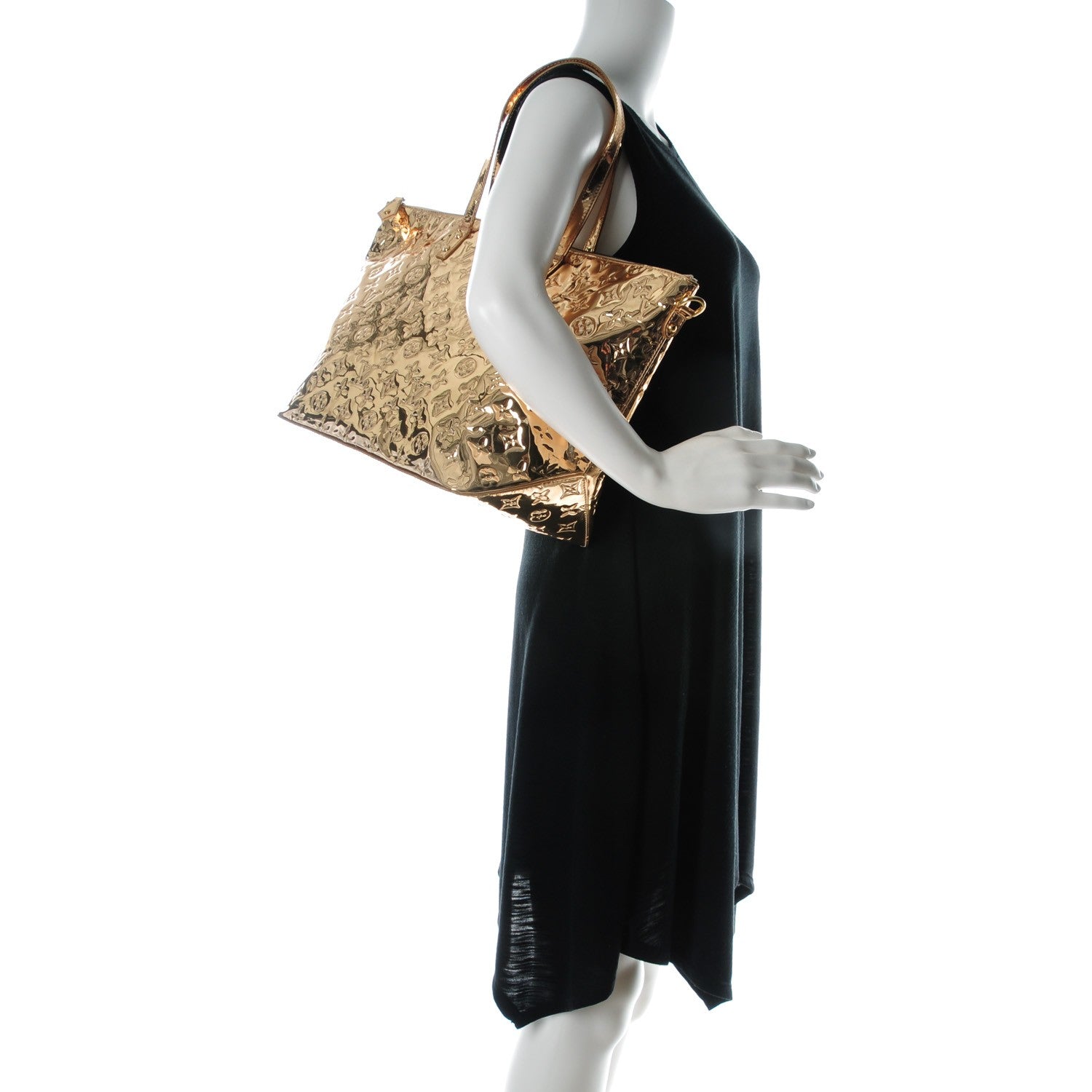 Louis Vuitton Monogram Miroir Bellevue GM Gold 2 of 8