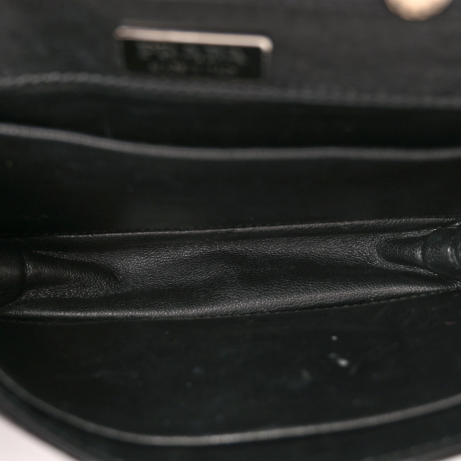 Prada City Calf Saffiano Cahier Astrology Bag Black 5 of 9