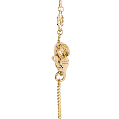 Gucci 18K Yellow Gold Diamond Star GG Station Bracelet 3 of 4