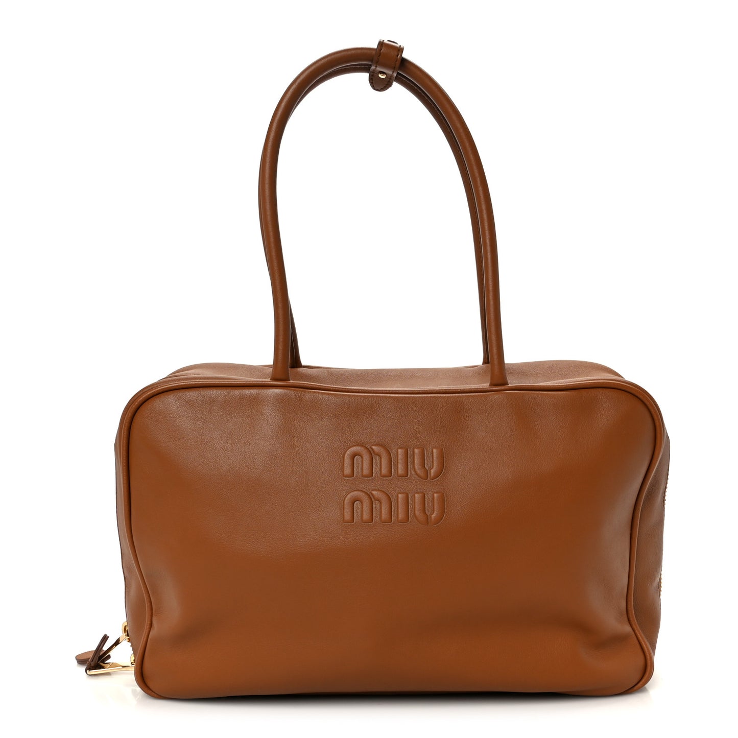 Soft Calf Softy Large Beau Top Handle Bag Cognac