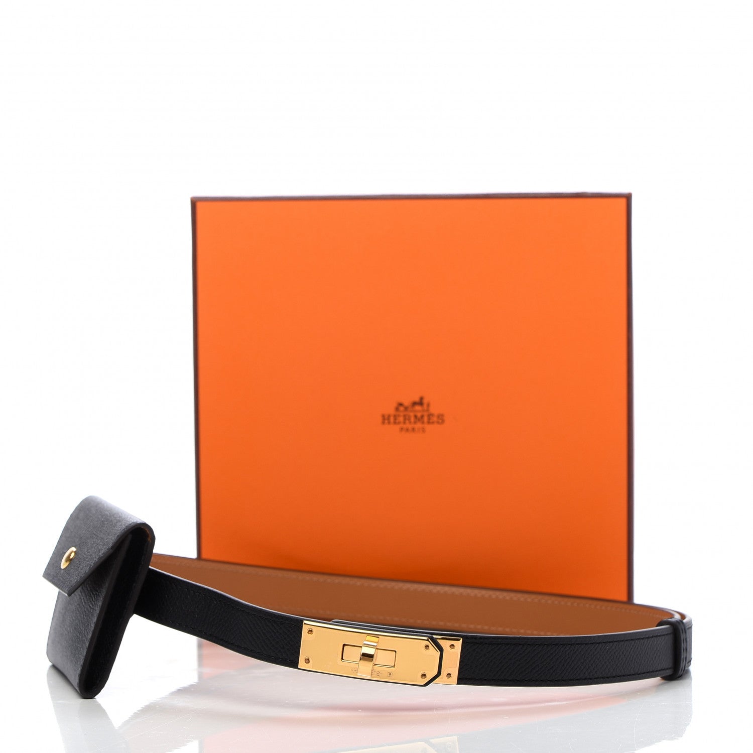 Hermes Epsom Kelly Pocket Belt Black 8 of 8