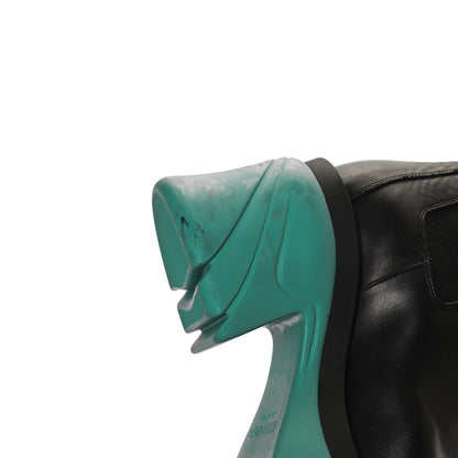 Bottega Veneta Calfskin The Flash High Chelsea Boots 38 Black Neptune 12 of 14