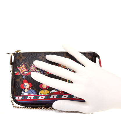 Louis Vuitton Monogram 2020 Christmas Animation Bumper Cars Mini Pochette Accessories Coquelicot 2 of 10