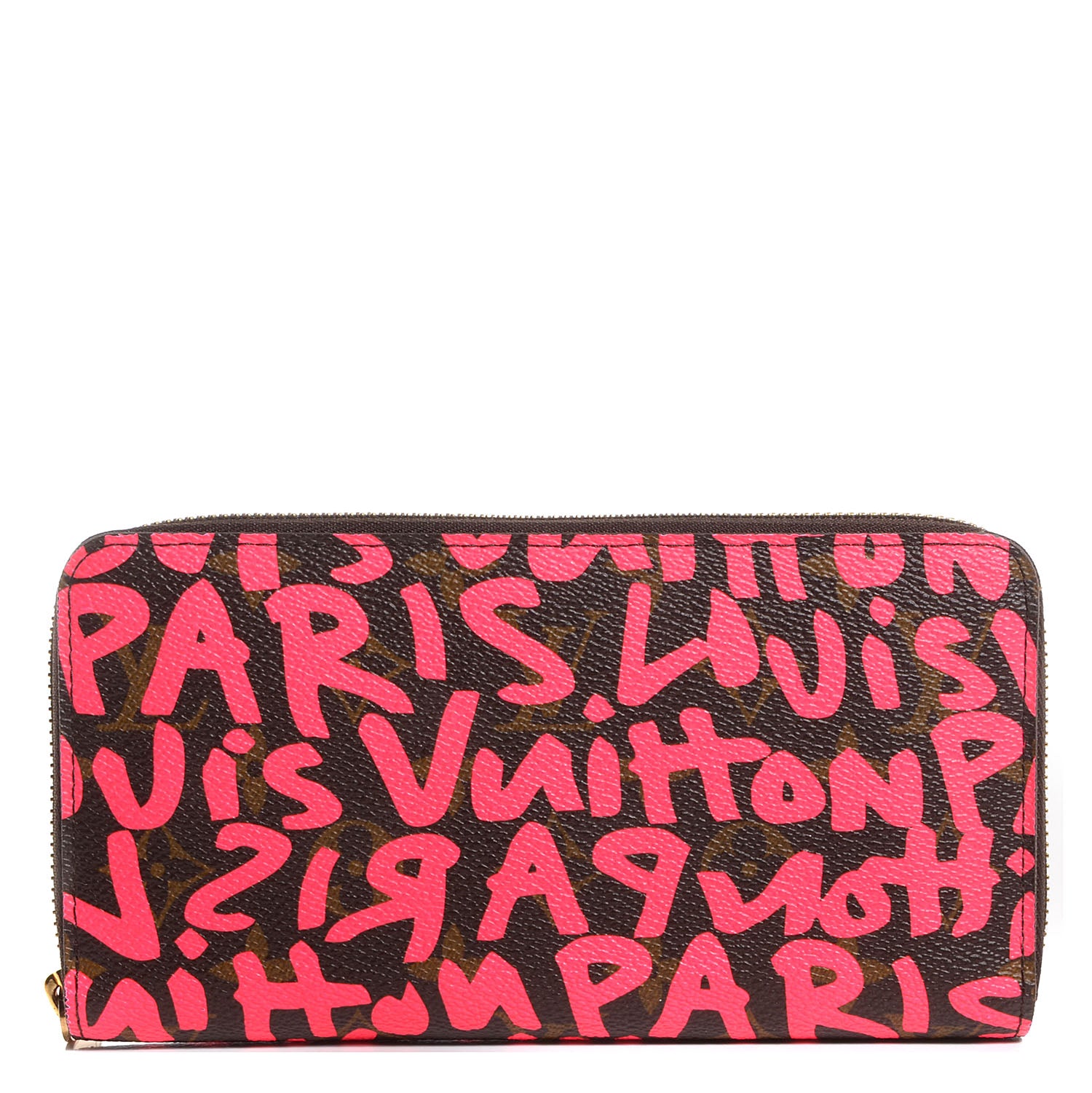 Louis Vuitton Monogram Graffiti Zippy Wallet Fuchsia 1 of 8