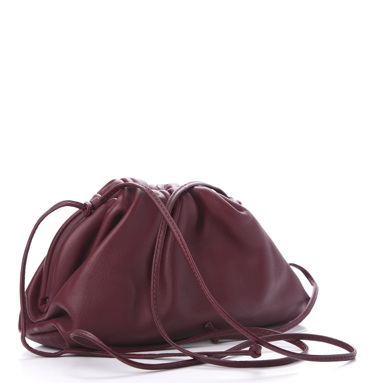 Bottega Veneta Butter Calfskin The Mini Pouch Bordeaux 3 of 10