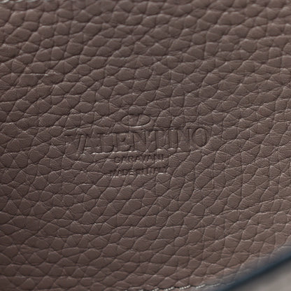 Valentino Garavani Pebbled Calfskin Medium Rockstud Flip Lock Crossbody Bag Poudre 6 of 9