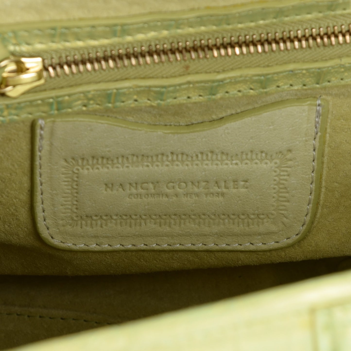 Crocodile Tote Lime