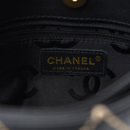 Chanel Calfskin Contrast Stitch Surpique Tote Black 8 of 10
