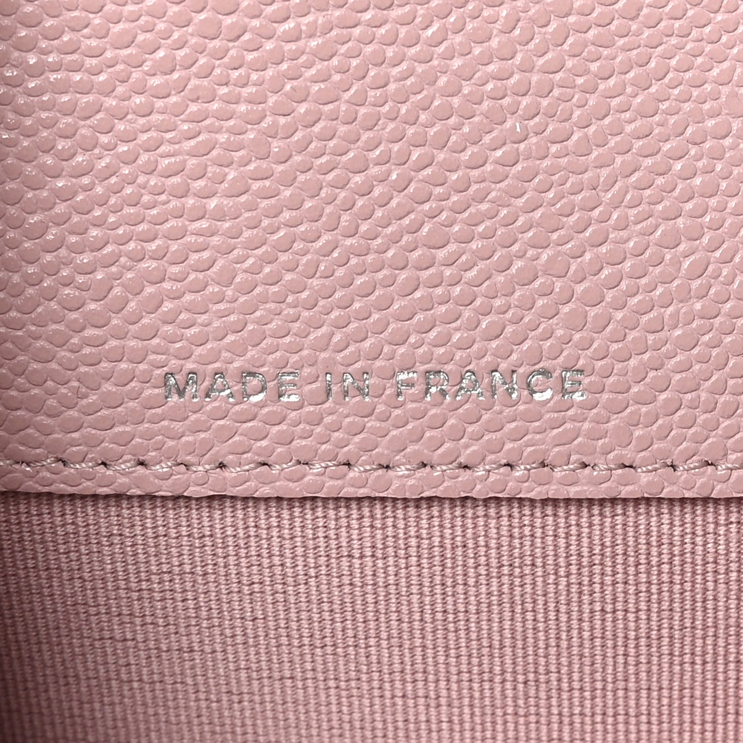 Chanel Caviar Quilted Flap Card Holder Wallet Light Pink 7 of 10
