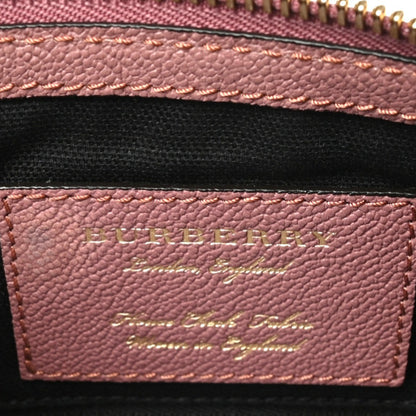 Burberry Soft Grain Calfskin House Check Small Helmsley Crossbody Dusty Pink 6 of 10