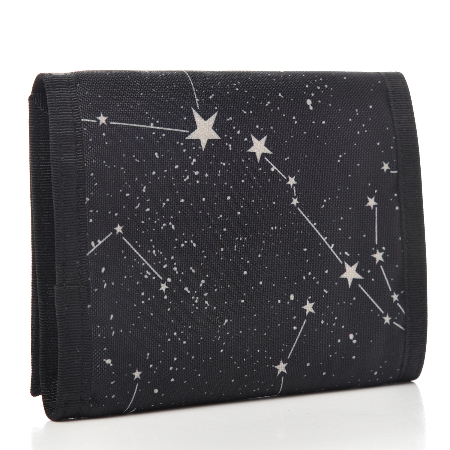 Saint Laurent Nylon Constellation Print Tiny Buffalo Wallet Black 3 of 6