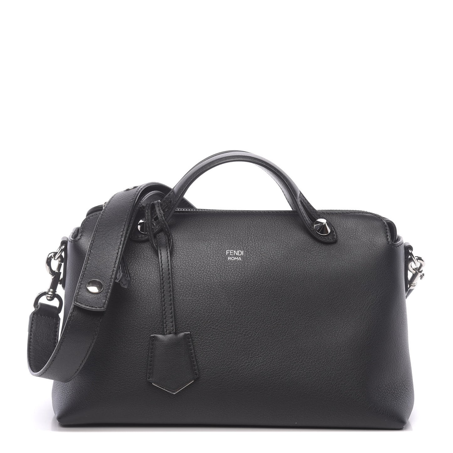 Vitello Dolce Medium By The Way Boston Bag Black