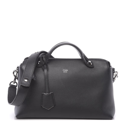 Fendi Vitello Dolce Medium By The Way Boston Bag Black 1 of 10