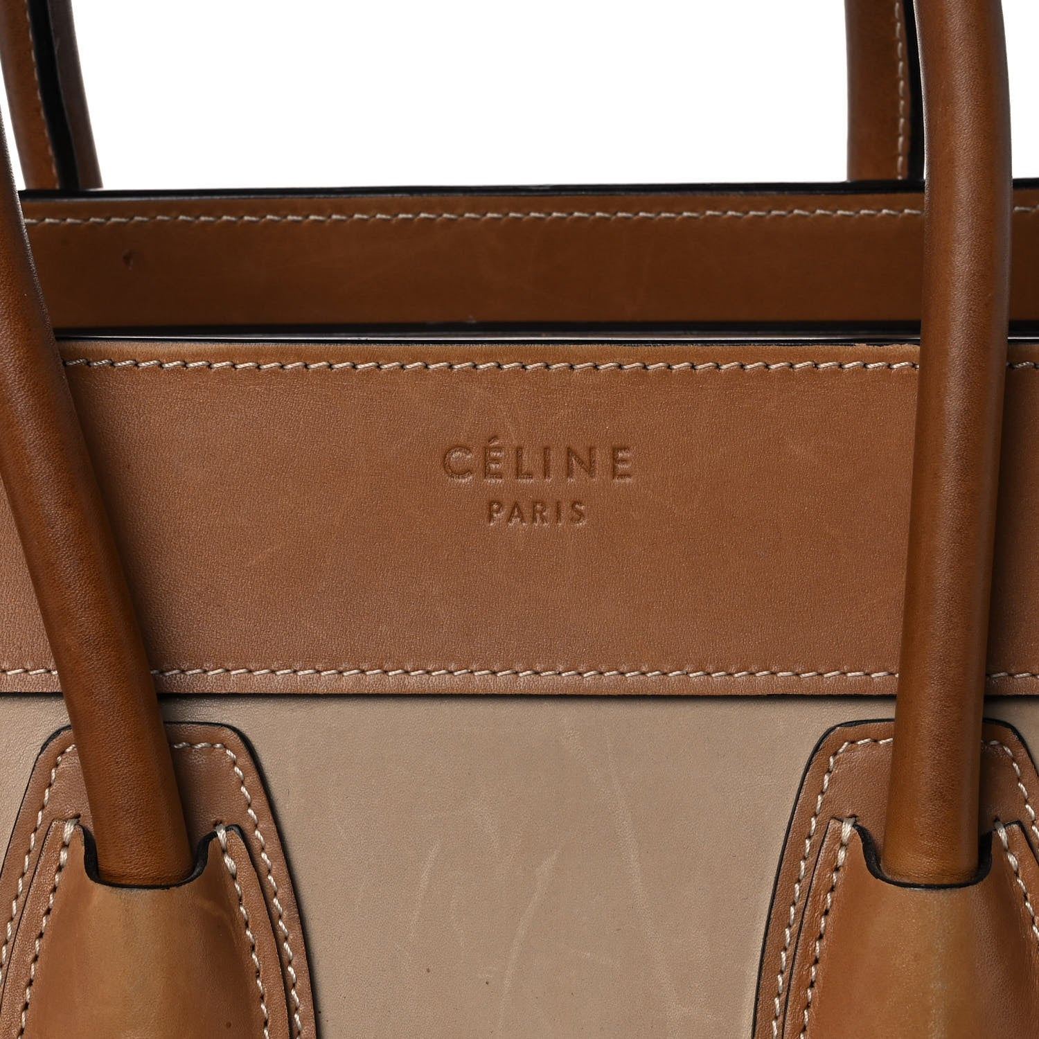 Celine Smooth Calfskin Suede Micro Tri-Color Luggage Multicolor 7 of 13
