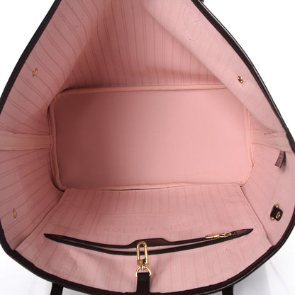 Louis Vuitton Damier Ebene Neo Neverfull MM Rose Ballerine 5 of 8