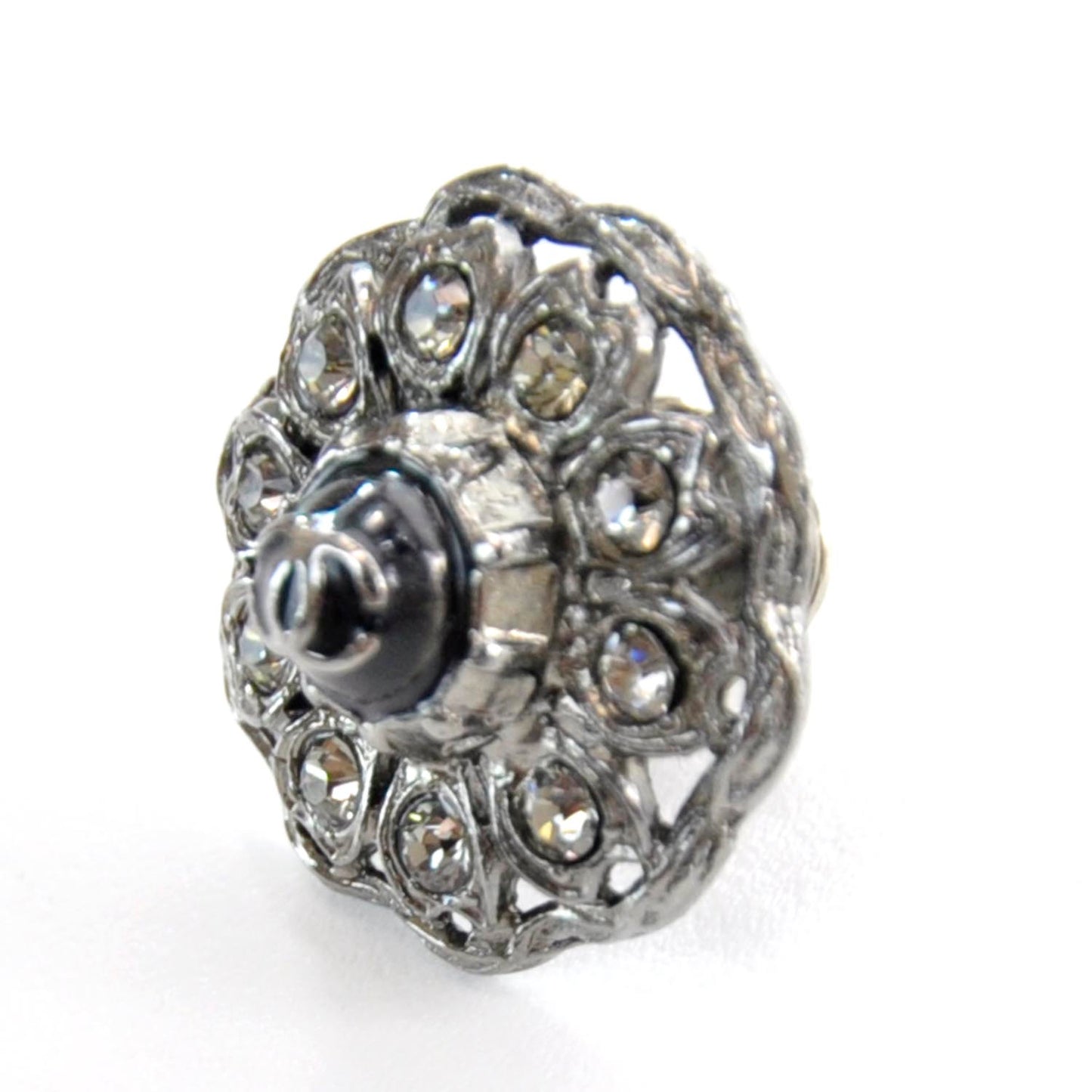 Swarovski Crystal CC Brooch