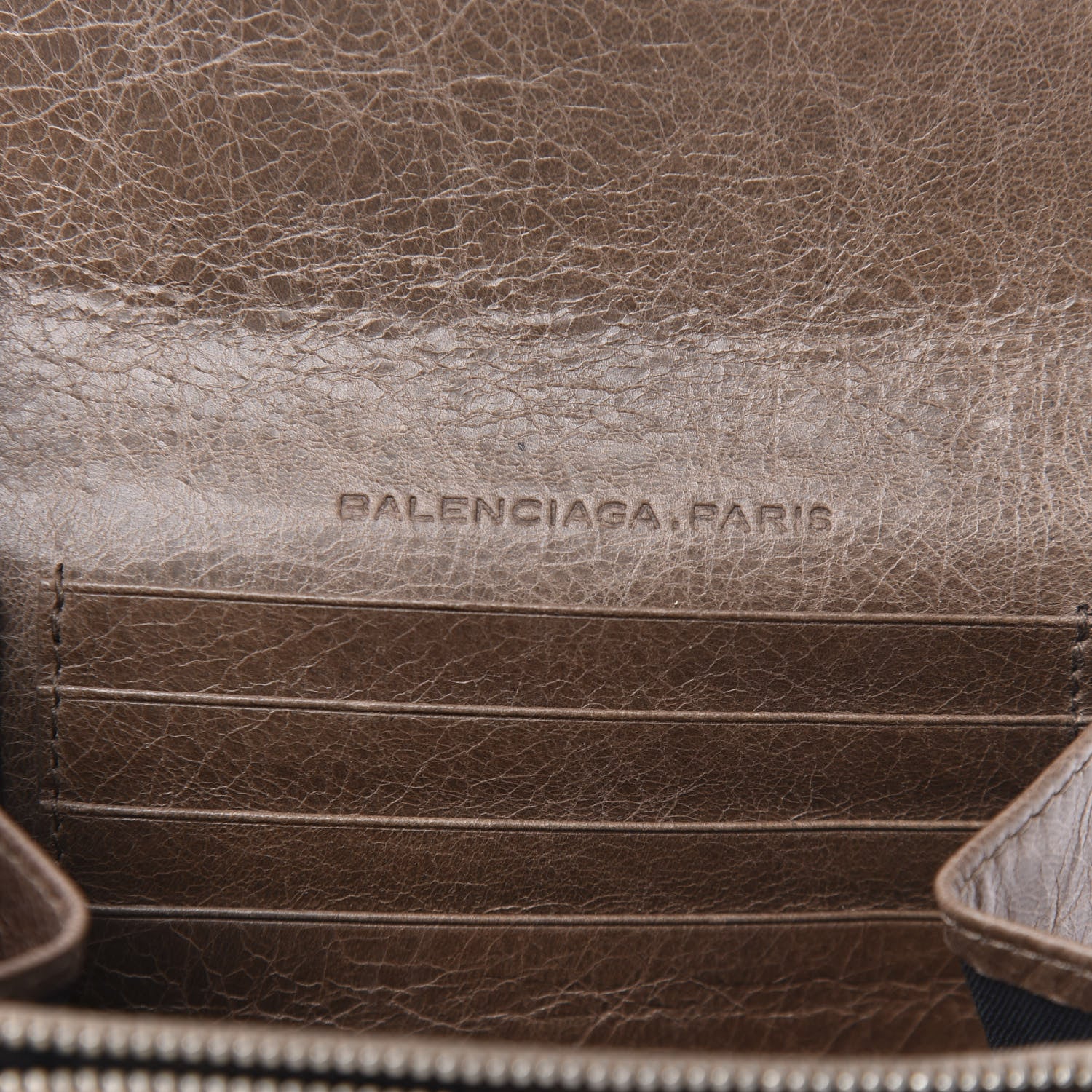 Balenciaga Agneau Giant 21 Silver Hardware Card Case Noix 8 of 8