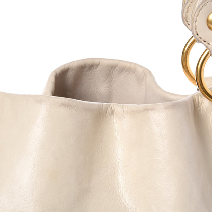 Miu Miu Vitello Lux Bow Bag Quarzo 13 of 20