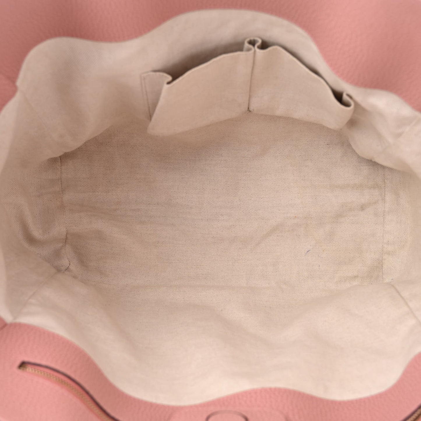 Dollar Calfskin Medium Swing Tote Grey Field Soft Pink