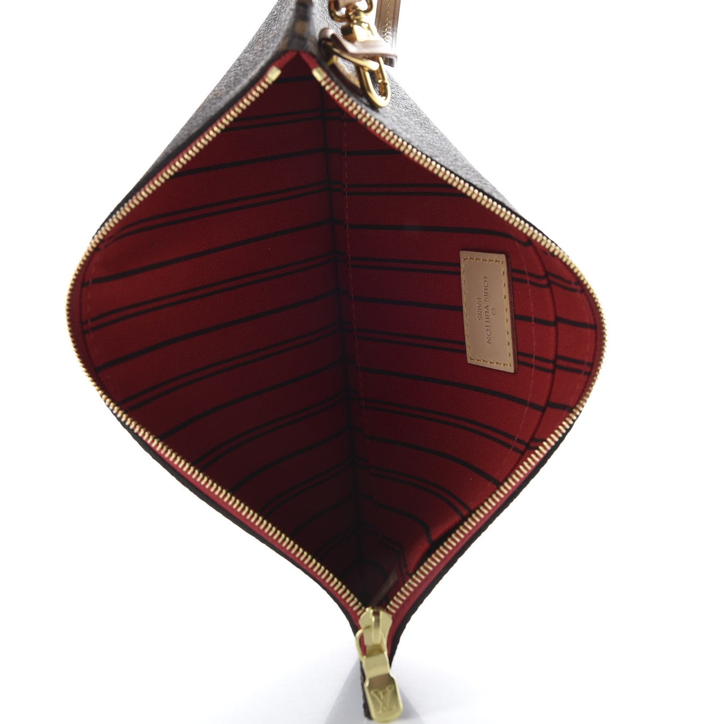 Monogram Neverfull MM GM Pochette Cherry