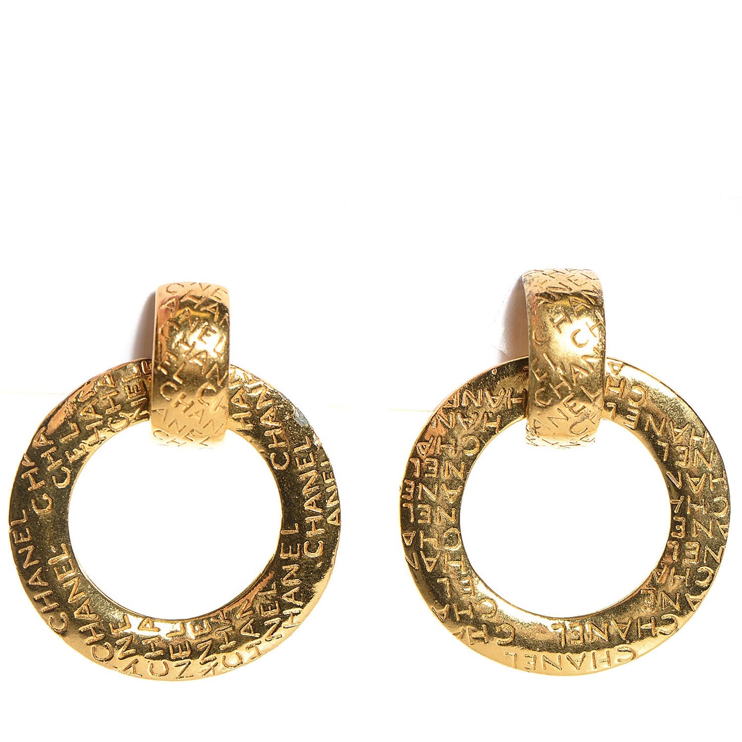 Hoop Clip On Earrings Gold