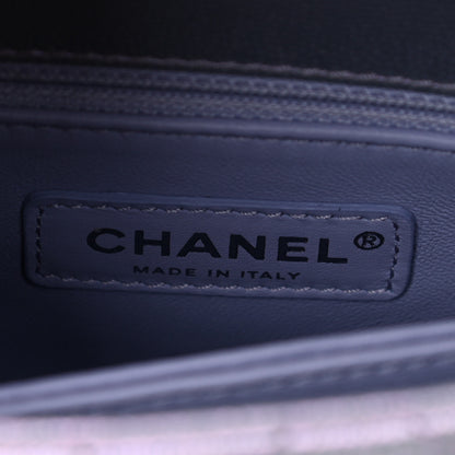 Chanel Iridescent Caviar Quilted Extra Mini Coco Handle Flap Purple 6 of 10