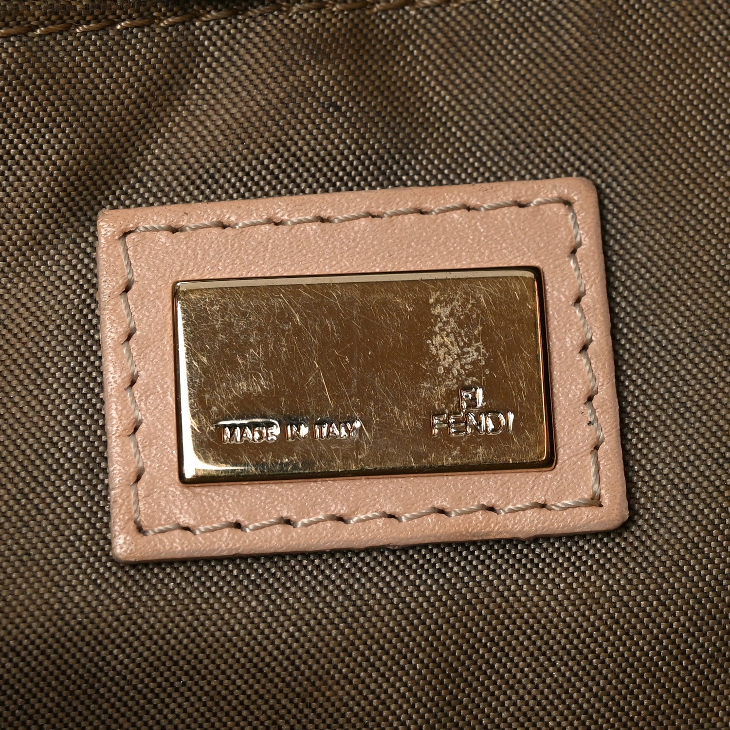 Fendi Zucchino Vitello Small Chef Hobo Cipria Teint 6 of 11