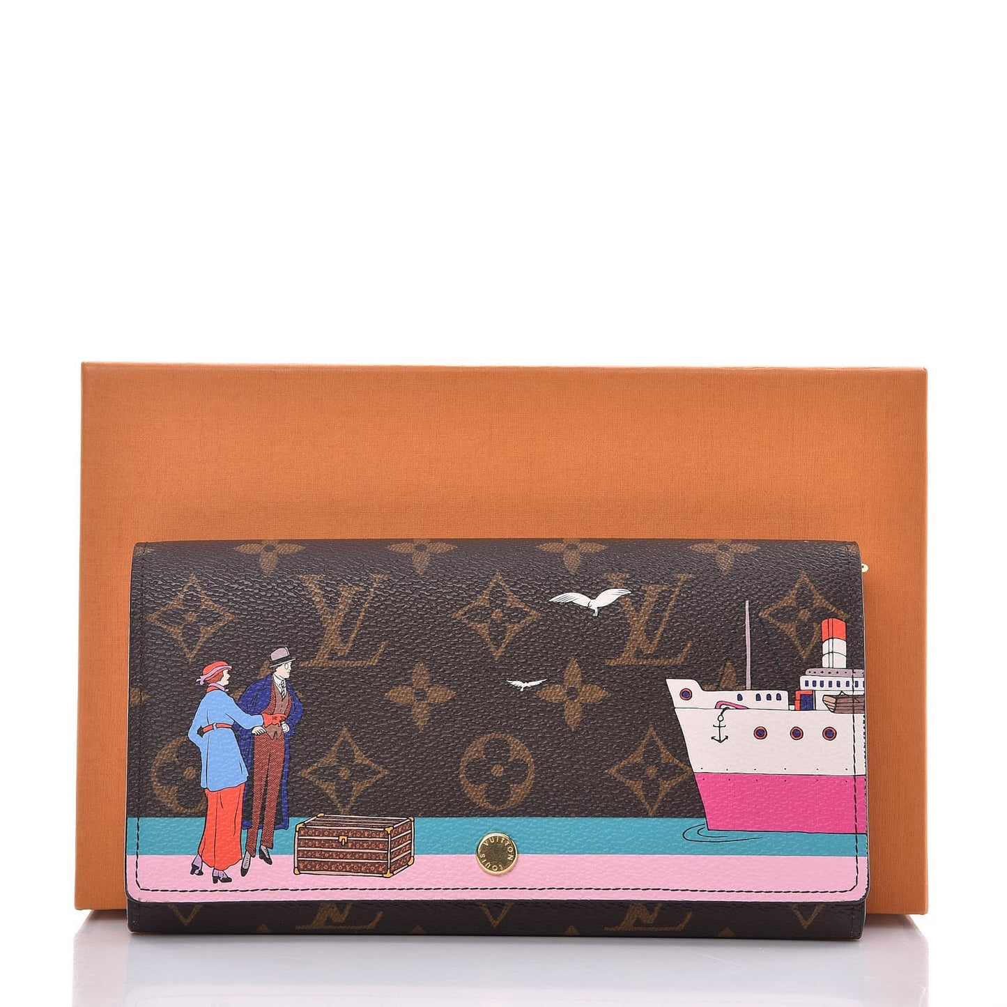Monogram 2016 Christmas Animation Sarah Wallet Rose Ballerine
